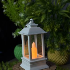 Acrylic Plastic Battery Operated Mini Lantern LED Lamp | AToZShop.BD